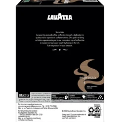 Lavazza Espresso Single-Serve Keurig K-Cup Pods, Medium Roast, Box Of 22 Pods