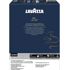 Lavazza Super Crema, Single Serve Keurig K-Cup Pods, Medium Espresso Roast Coffee, 22 Count