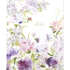 Leah Bisch™ for Cambridge® Journal, 8” x 10”, Legal Rule, 96 Sheets, Floral