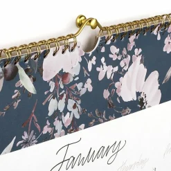 Leah Bisch™ for Cambridge® 2026 Monthly Wall Calendar, Calista Floral, Medium, 15
