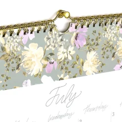 Leah Bisch™ for Mead Cambridge® Academic 2026-2027 Monthly Wall Calendar, Floral, Medium, 15