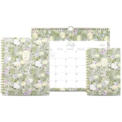 Leah Bisch™ for Mead Cambridge® Academic 2026-2027 Monthly Wall Calendar, Floral, Medium, 15
