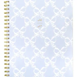 Leah Bisch™ for Mead Cambridge® Academic 2026-2027 Weekly Monthly Planner, Bow Trellis, Large, 8 1/2