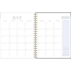 Leah Bisch™ for Mead Cambridge® Academic 2026-2027 Weekly Monthly Planner, Bow Trellis, Large, 8 1/2