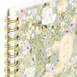 Leah Bisch™ for Mead Cambridge® Academic 2026-2027 Weekly Monthly Planner, Peony Field, Small, 5 1/2