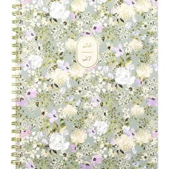 Leah Bisch™ for Mead Cambridge® Academic 2026-2027 Weekly Monthly Planner, Peony Field, Small, 5 1/2