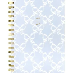 Leah Bisch™ for Mead Cambridge® Academic 2026-2027 Weekly Monthly Planner, Bow Trellis, Small, 5 1/2