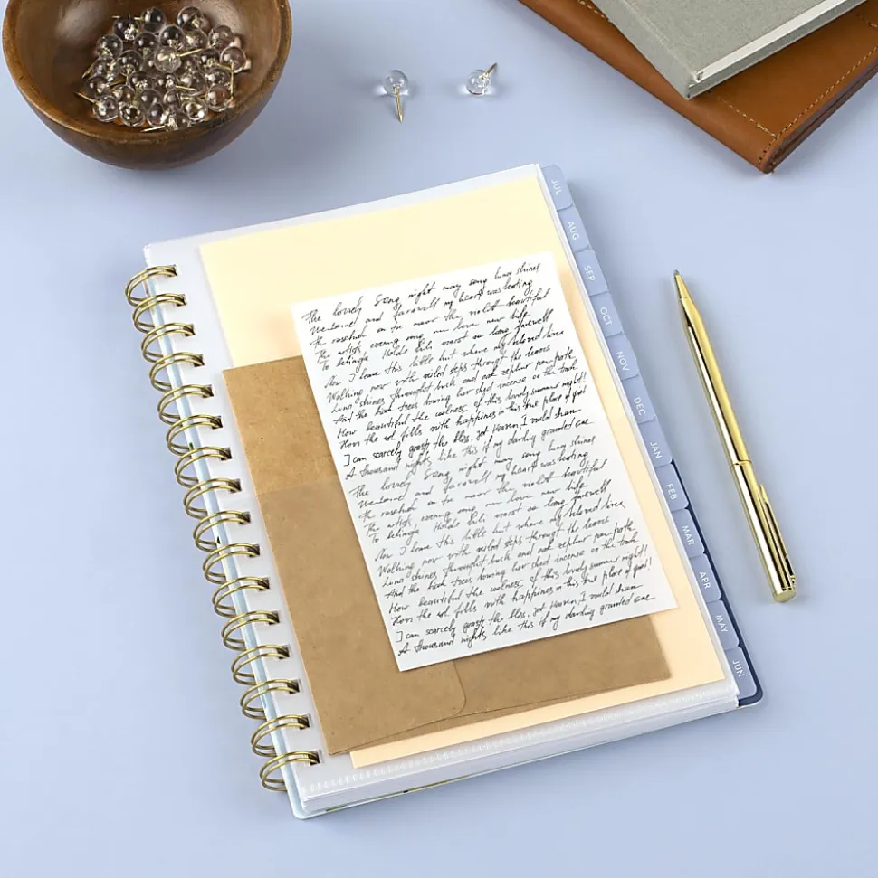 Leah Bisch™ for Mead Cambridge® Academic 2026-2027 Weekly Monthly Planner, Bow Trellis, Small, 5 1/2" x 8 1/2"