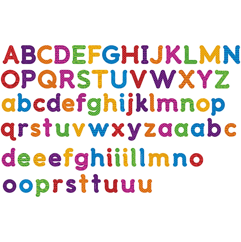 Learning Resources Upper/Lower Case Magnetic Letters - 82 Pieces - Lowercase Letters, Uppercase Letters Shape - 7725