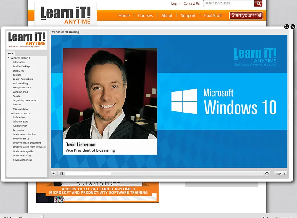 LearniT! Anytime Online Windows® 10 Training