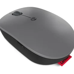 Lenovo Go USB-C Wireless Mouse - Storm Grey - Blue Optical - Wireless - 2.40 GHz - Rechargeable - USB Type C - 4000 dpi - Scroll Wheel - 5 Button(s)