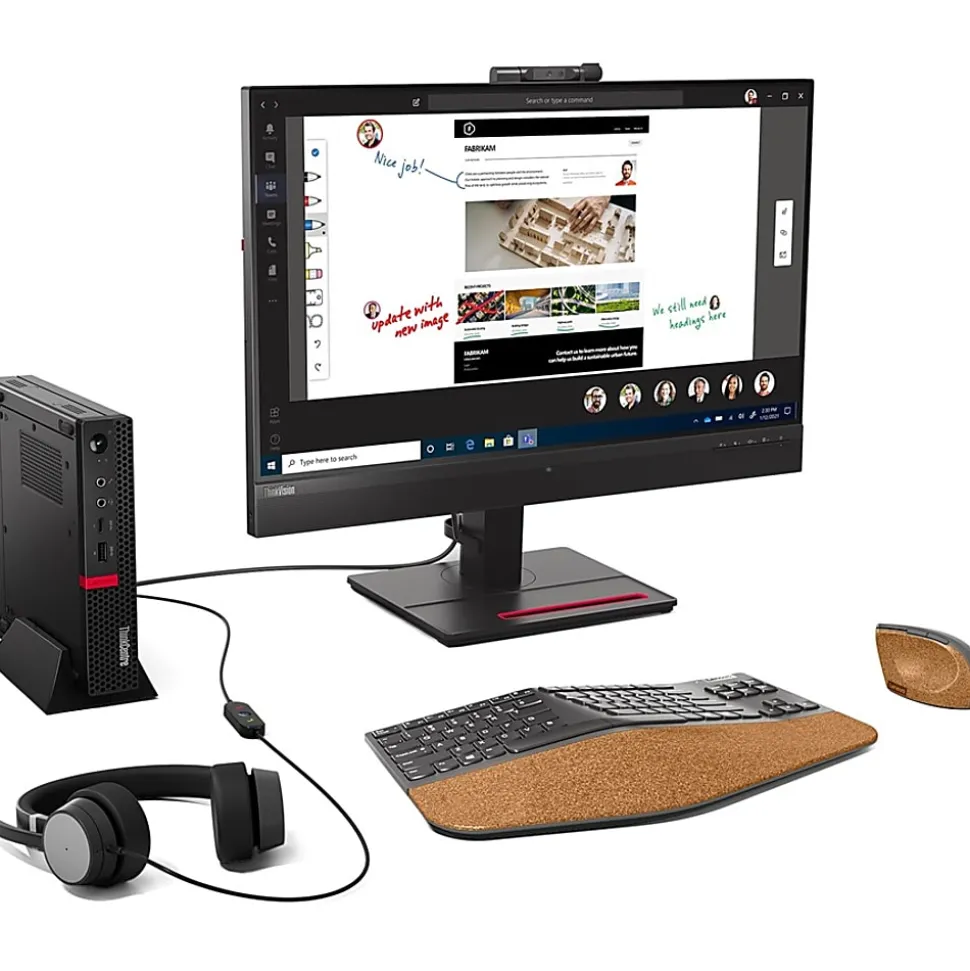 Lenovo Go Wireless Split Keyboard - US English - Wireless Connectivity - 2.40 GHz - English (US) - PC - 4Y41C33748