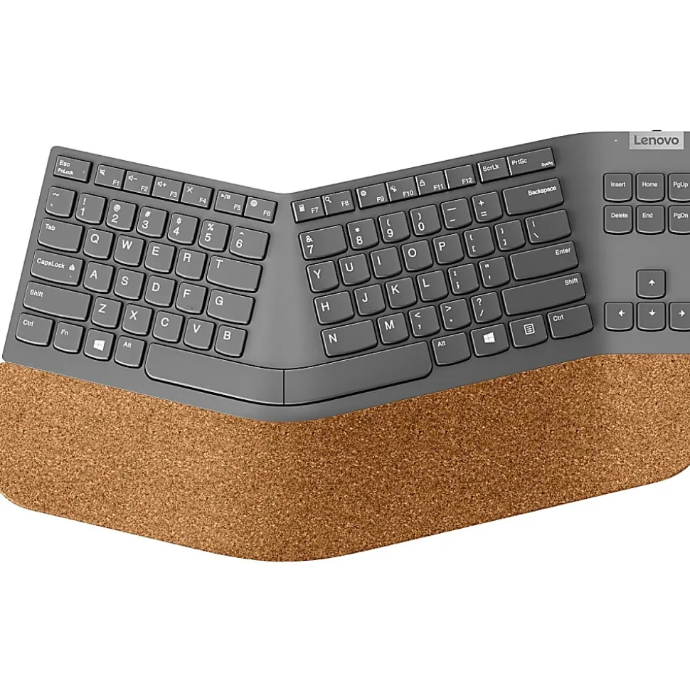 Lenovo Go Wireless Split Keyboard - US English - Wireless Connectivity - 2.40 GHz - English (US) - PC - 4Y41C33748