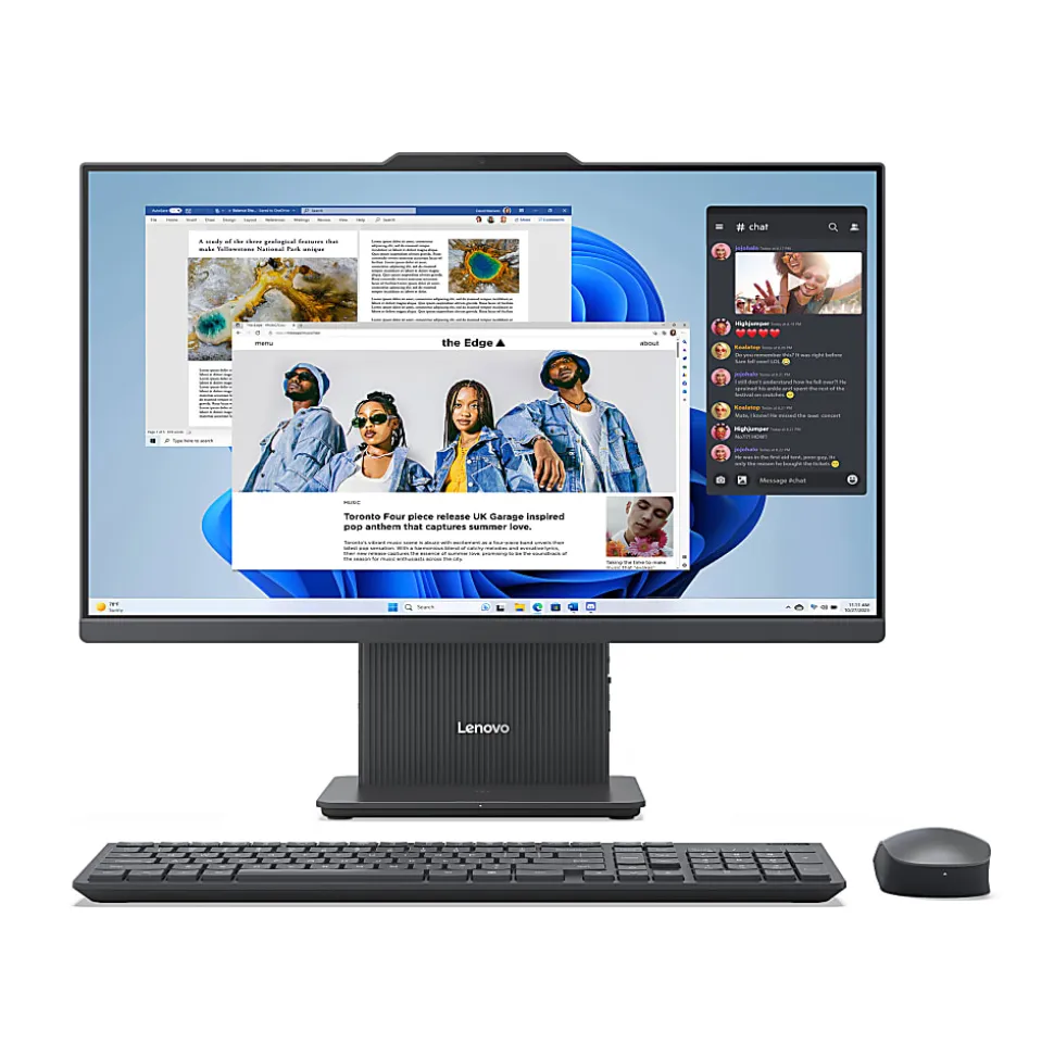 Lenovo IdeaCentre AIO i Desktop PC, 23.8" FHD (1920x1080) IPS Anti-glare Screen, Intel Core i5-13420H, 8GB Memory, 256GB SSD, Wi-Fi 6 - F0HN0010US