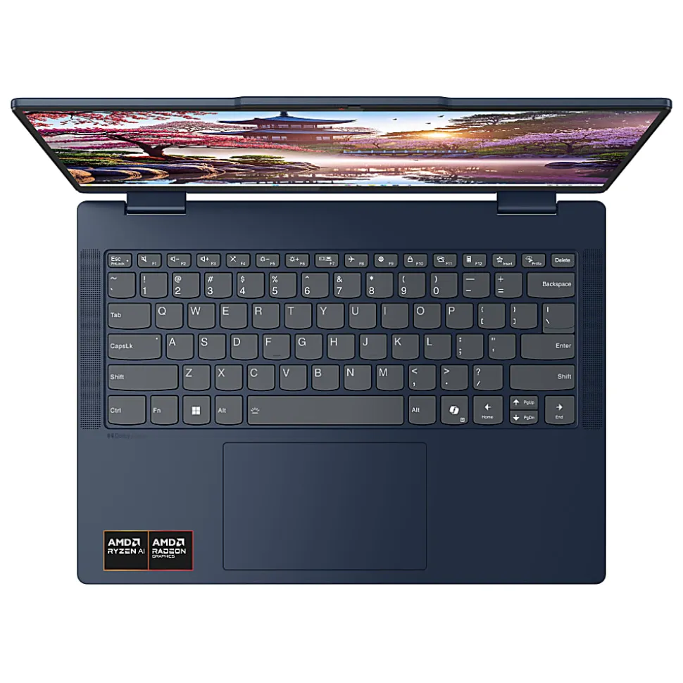 Lenovo Ideapad 5i 2-in-1 Laptop, 14" Touch Screen, AMD Ryzen 5, 16GB Memory, 1TB Solid State Drive, Wi-Fi 7, Windows 11, Cosmic Blue