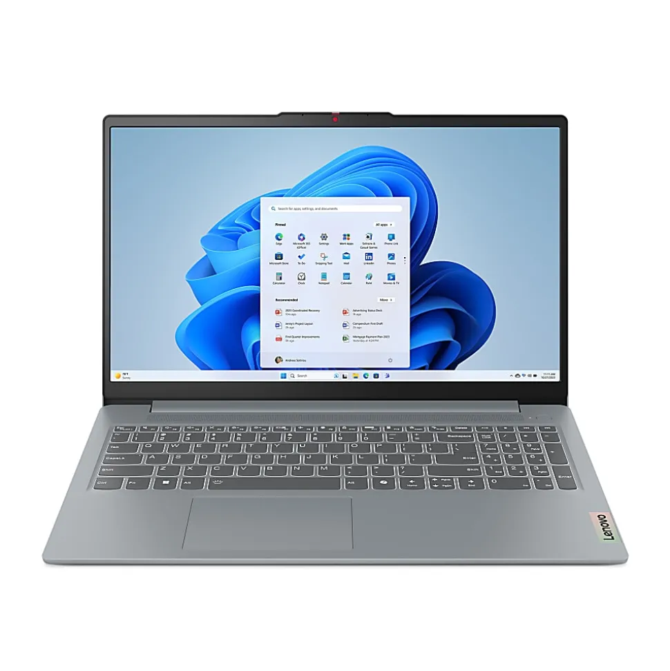 Lenovo IdeaPad Slim 3i Laptop, Open Box, 15.6” Screen, Intel Core i5, AI Enabled, 8GB Memory, 256GB Solid State Drive, Wi-Fi 6, Windows® 11