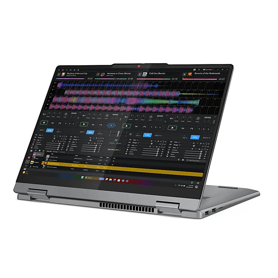 Lenovo - IdeaPad 5x 2-in-1 Laptop, Open Box, Copilot+ PC - 14" WUXGA OLED Touch Screen - Snapdragon X Plus - 16GB Memory - 83GH000BUS