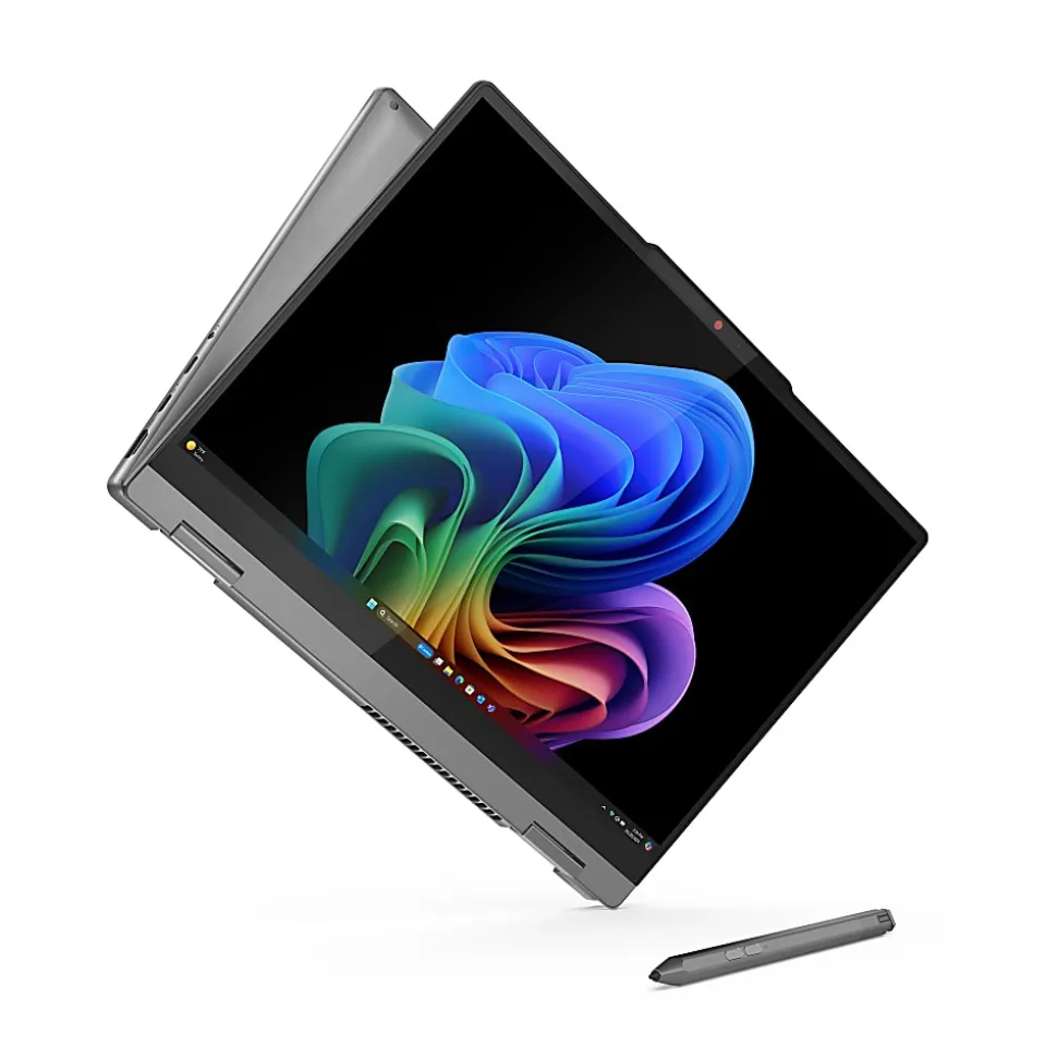 Lenovo - IdeaPad 5x 2-in-1 Laptop, Open Box, Copilot+ PC - 14" WUXGA OLED Touch Screen - Snapdragon X Plus - 16GB Memory - 83GH000BUS