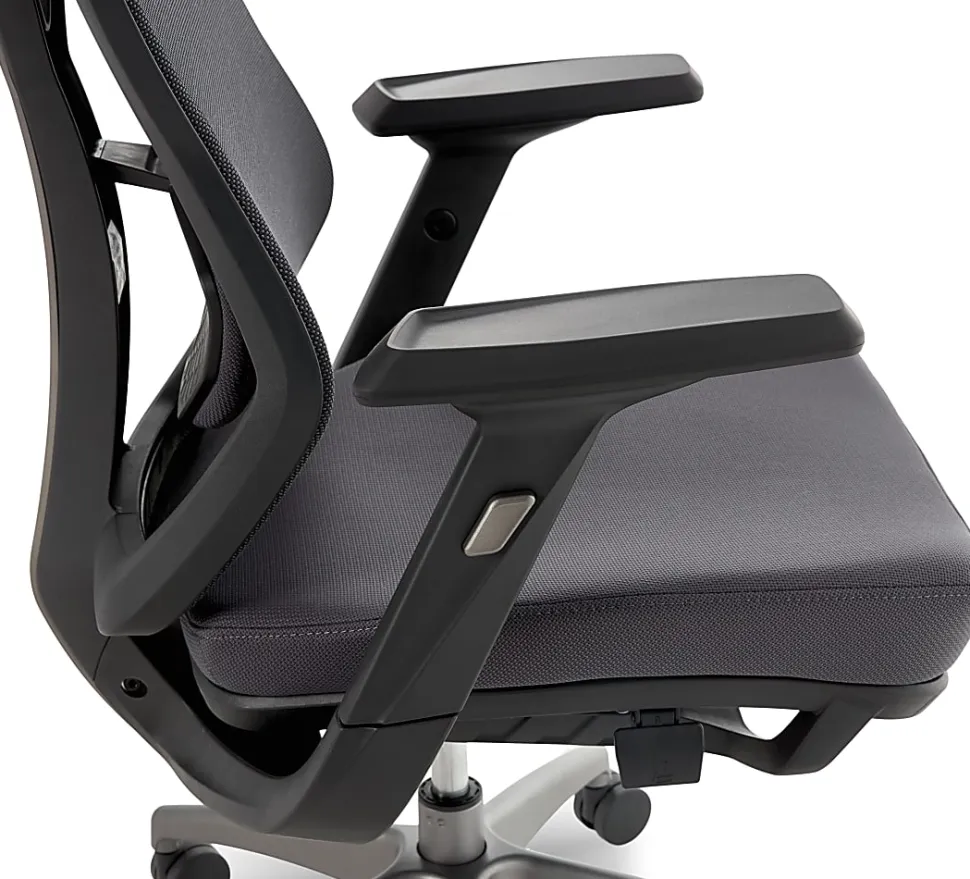 Lenovo® Legion Ergonomic Mesh High-Back Gaming Chair, Dark Gray/Black
