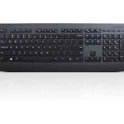 Lenovo® Professional Wireless Keyboard & Mouse, Compact Keyboard, Laser Mouse