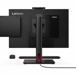 Lenovo ThinkCentre M75q Gen 5 12RQ000KUS Desktop Computer, AMD Ryzen 5 PRO 8500GE, 16 GB, 512 GB SSD, Tiny, Black, 12RQ000KUS