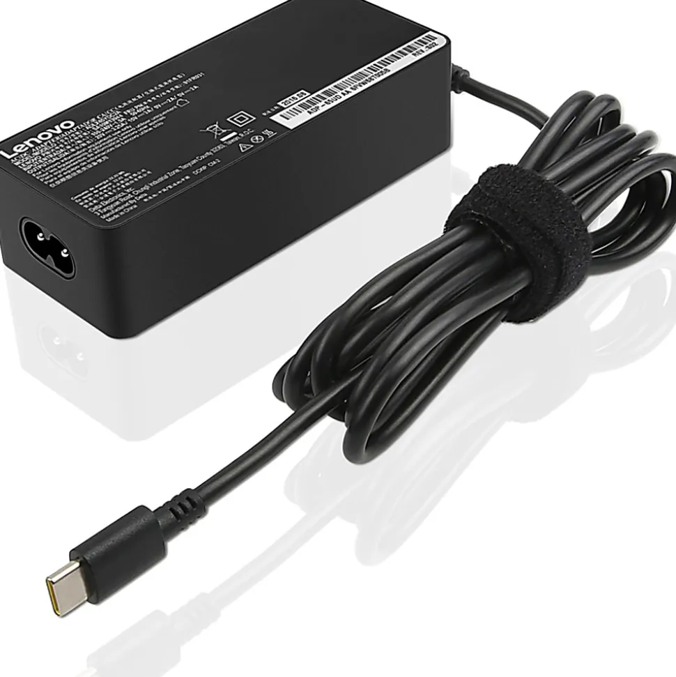 Lenovo USB-C 65W AC Adapter, Black, 4X20M26268