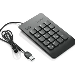 Lenovo USB Numeric Keypad Gen II - Cable Connectivity - USB Interface - 19 Key(s) - Notebook, Tablet - PC - Black