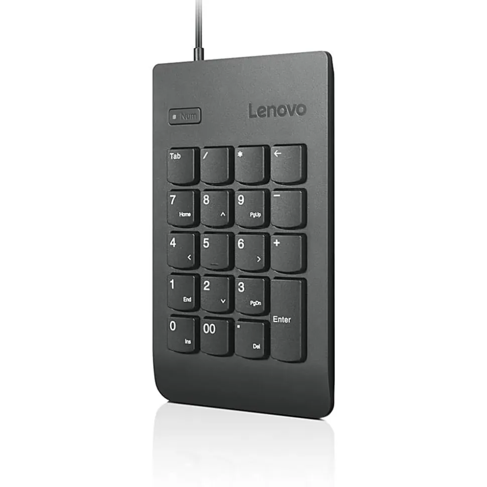 Lenovo USB Numeric Keypad Gen II - Cable Connectivity - USB Interface - 19 Key(s) - Notebook, Tablet - PC - Black
