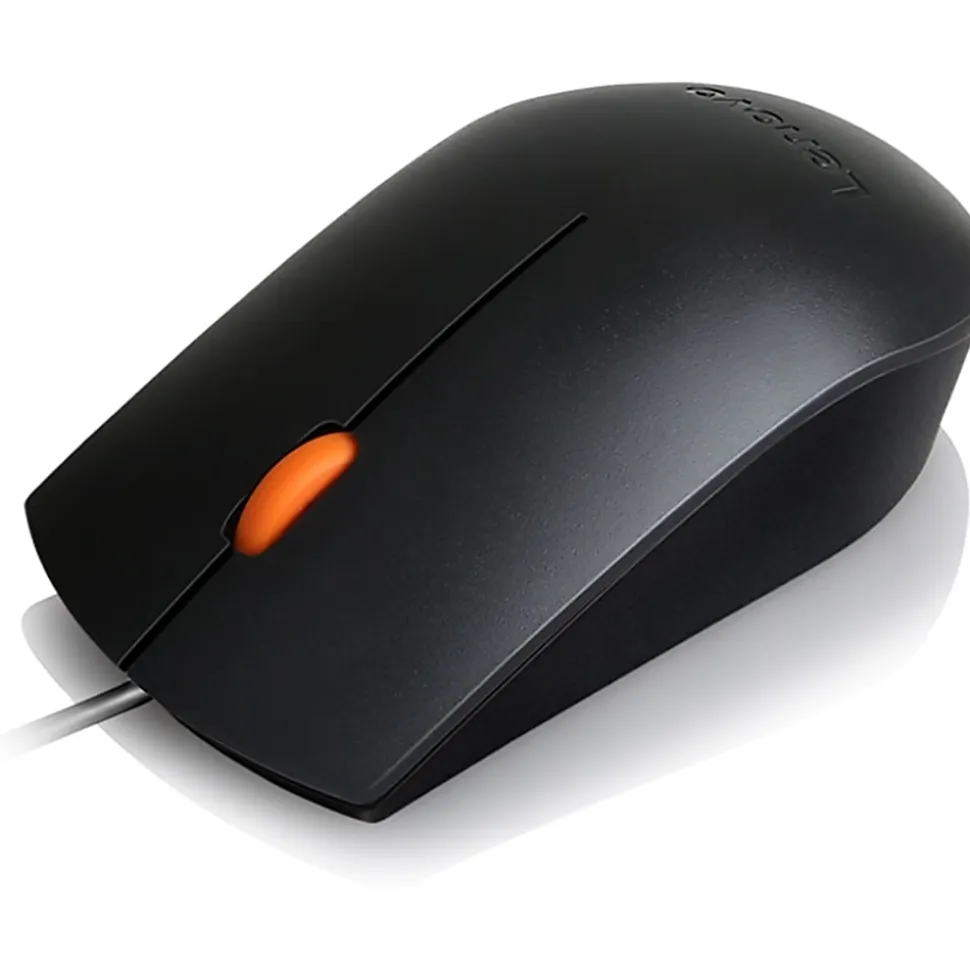 Lenovo® 300 USB Optical Mouse, Black, GX30M39704