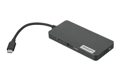 Lenovo® USB Type-C 7-In-1 Travel Hub, Iron Gray, GX90T77924