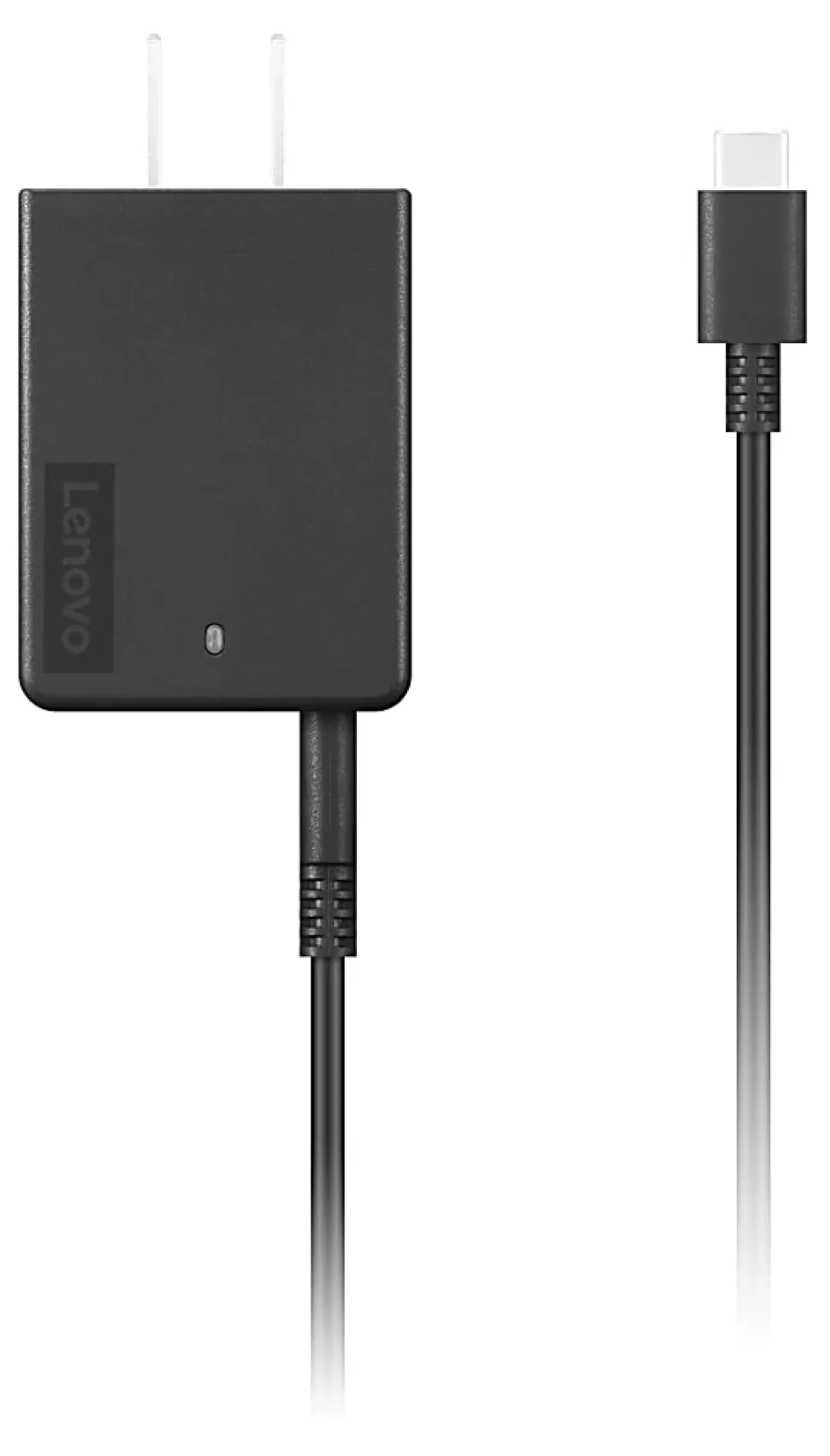 Lenovo® 45W USB-C Portable Adapter, Black, GX20N20876