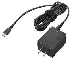 Lenovo® 45W USB-C Portable Adapter, Black, GX20N20876
