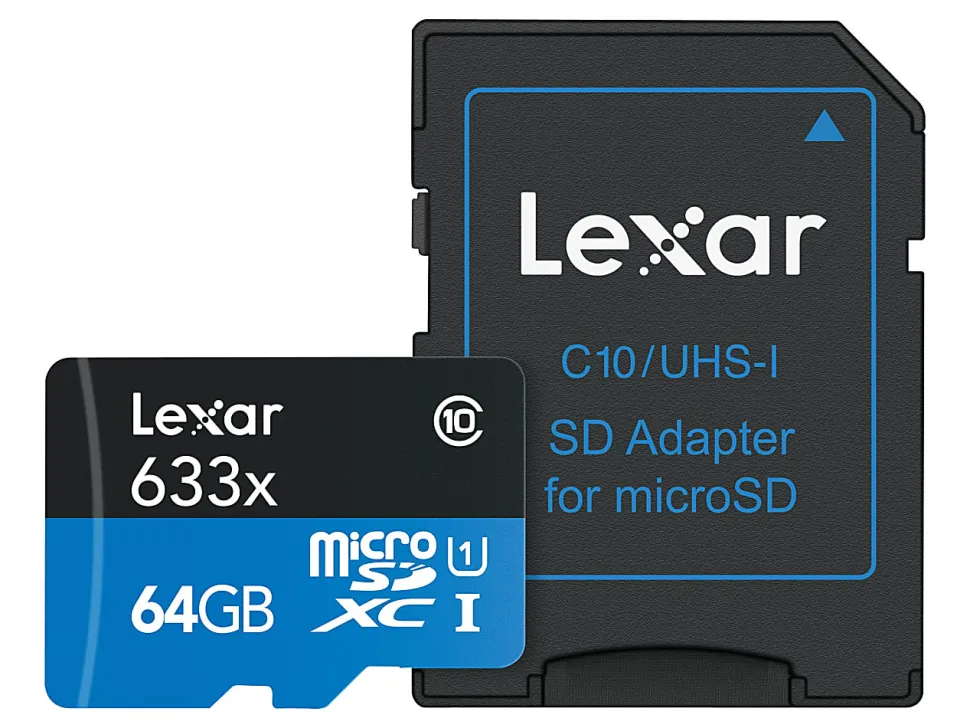 Lexar® High-Performance 633x microSDXC™ UHS-1 Memory Card, 64GB