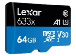 Lexar® High-Performance 633x microSDXC™ UHS-1 Memory Card, 64GB