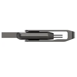Lexar JumpDrive Dual Drive D400 USB Flash Drive, 256 GB, Silver