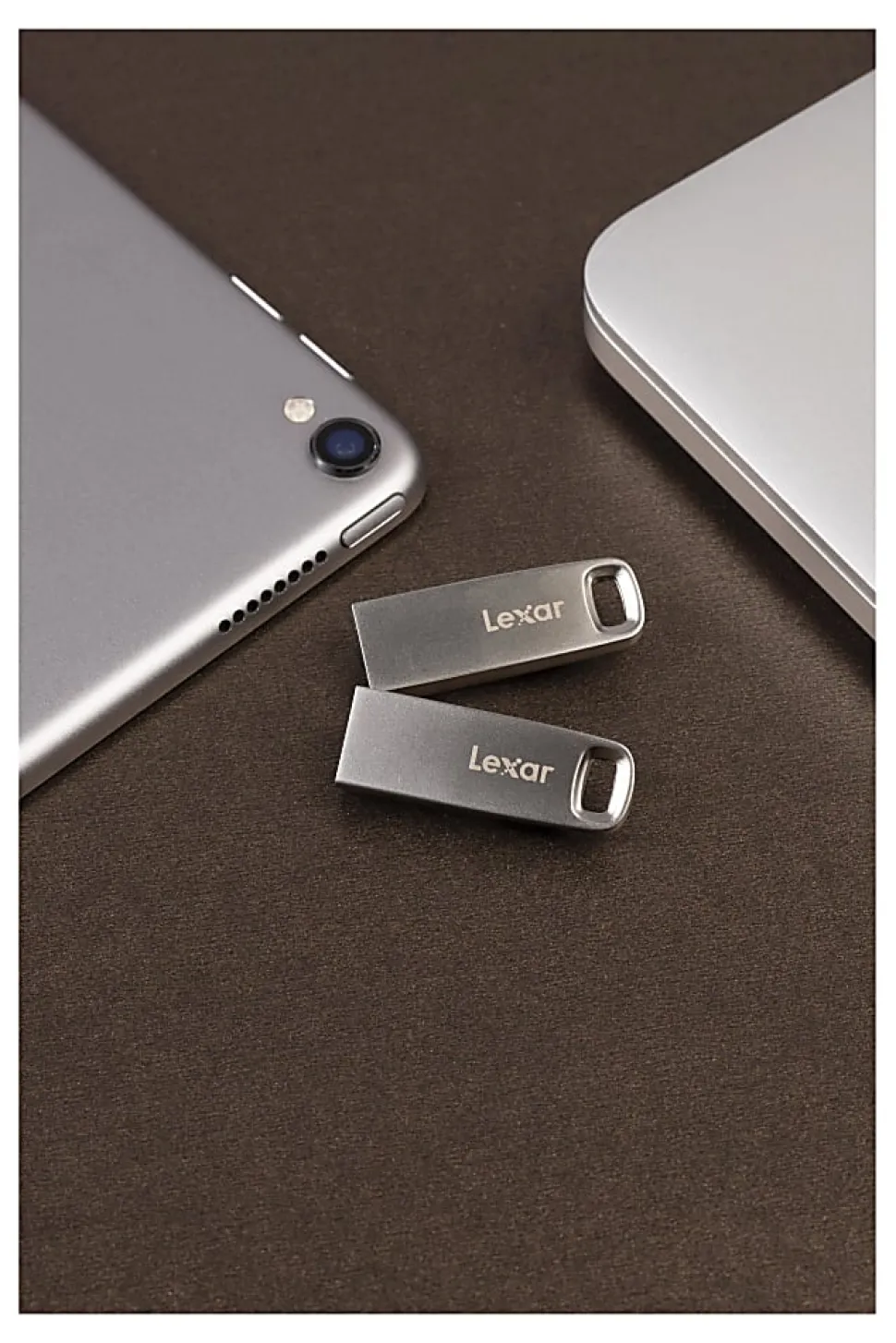 Lexar® JumpDrive® M45 USB 3.1 Flash Drive, 32GB, Silver, LJDM45-32GABSLNA