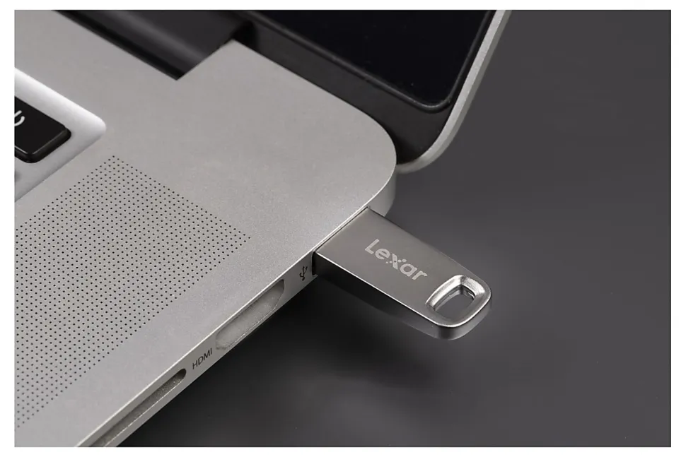 Lexar® JumpDrive® M45 USB 3.1 Flash Drive, 32GB, Silver, LJDM45-32GABSLNA