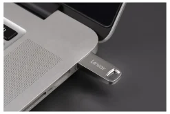 Lexar® JumpDrive® M45 USB 3.1 Flash Drive, 128GB, Silver, LJDM45-128ABSLNA