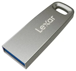 Lexar® JumpDrive® M45 USB 3.1 Flash Drive, 128GB, Silver, LJDM45-128ABSLNA