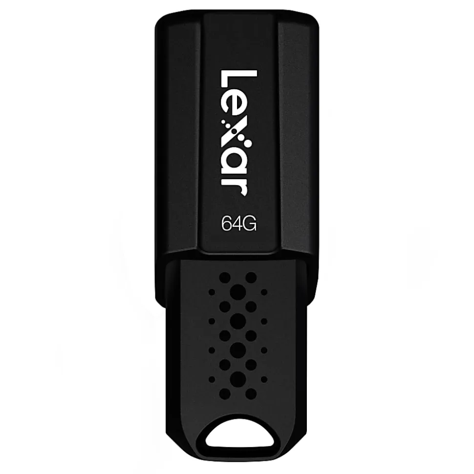 Lexar® JumpDrive® S80 USB 3.1 Flash Drive, 64GB, Black, LJDS80-64GBNBNU