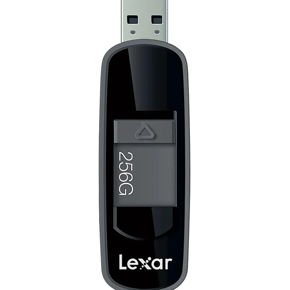 Lexar® JumpDrive® S75 USB 3.0 Flash Drive, 256GB, Black, LJDS75-256ABNLN
