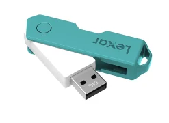 Lexar® JumpDrive® TwistTurn2 USB 2.0 Flash Drive, 64GB, Assorted Colors, LJDTT2-64GABOD20