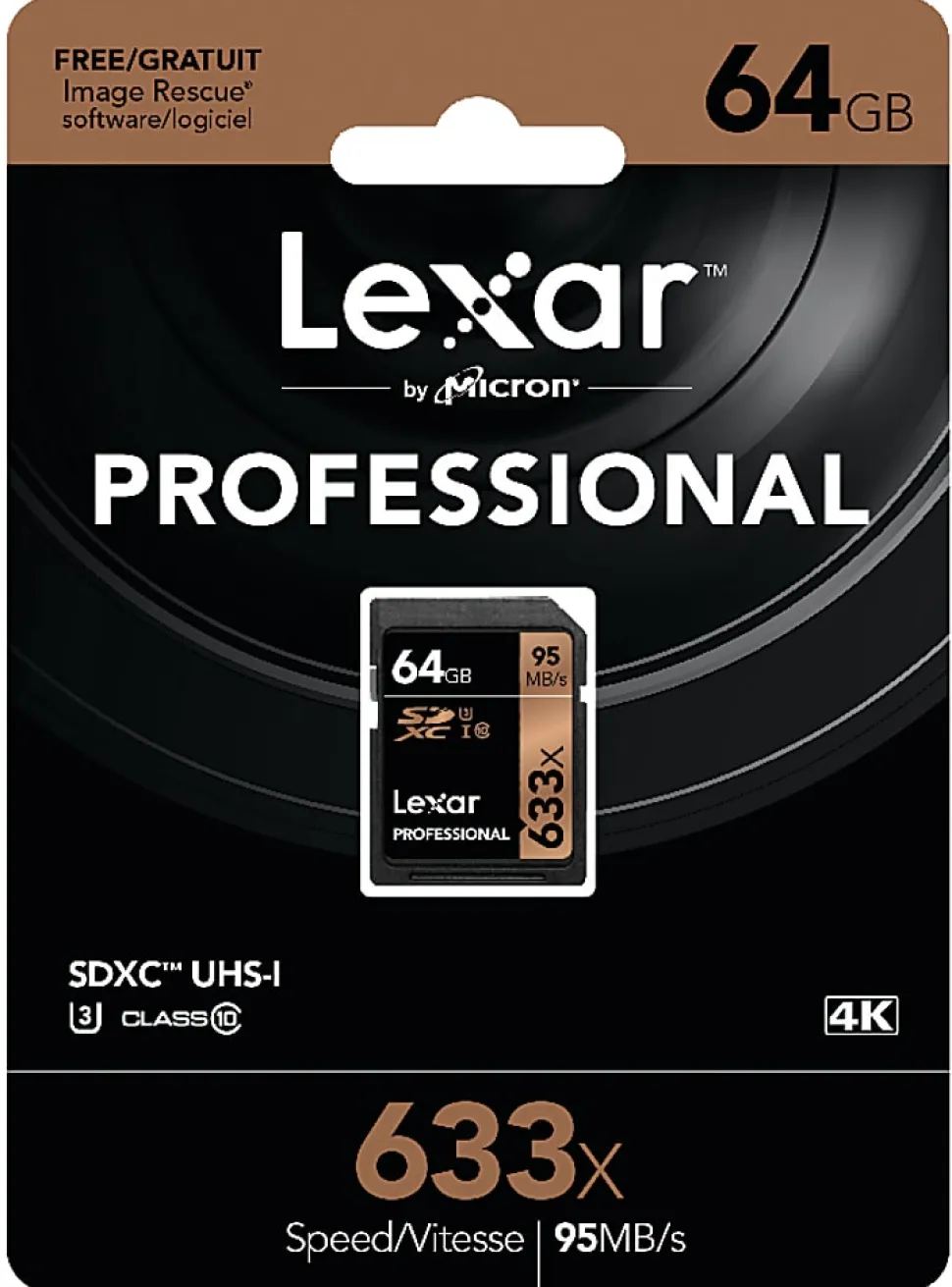 Lexar® Professional UHS-I SDXC™ Memory Card, 64GB