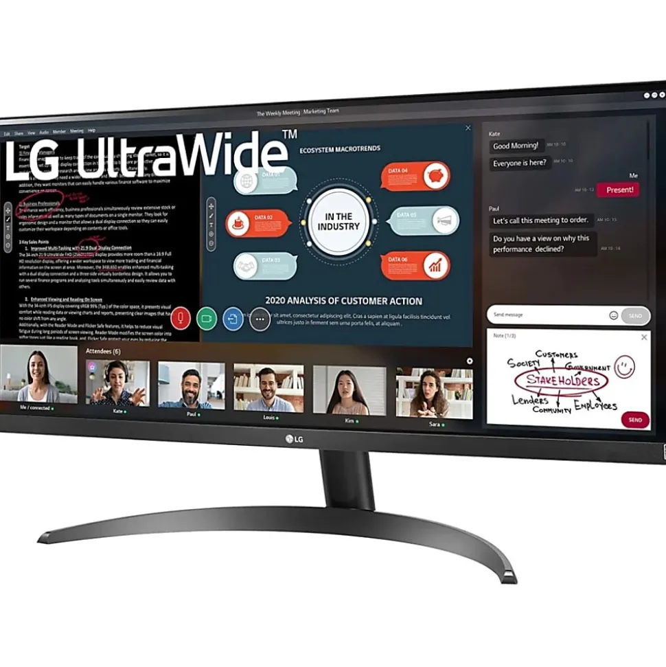 LG 29" UltraWide™ FHD LCD Monitor, 29WP50S , FreeSync