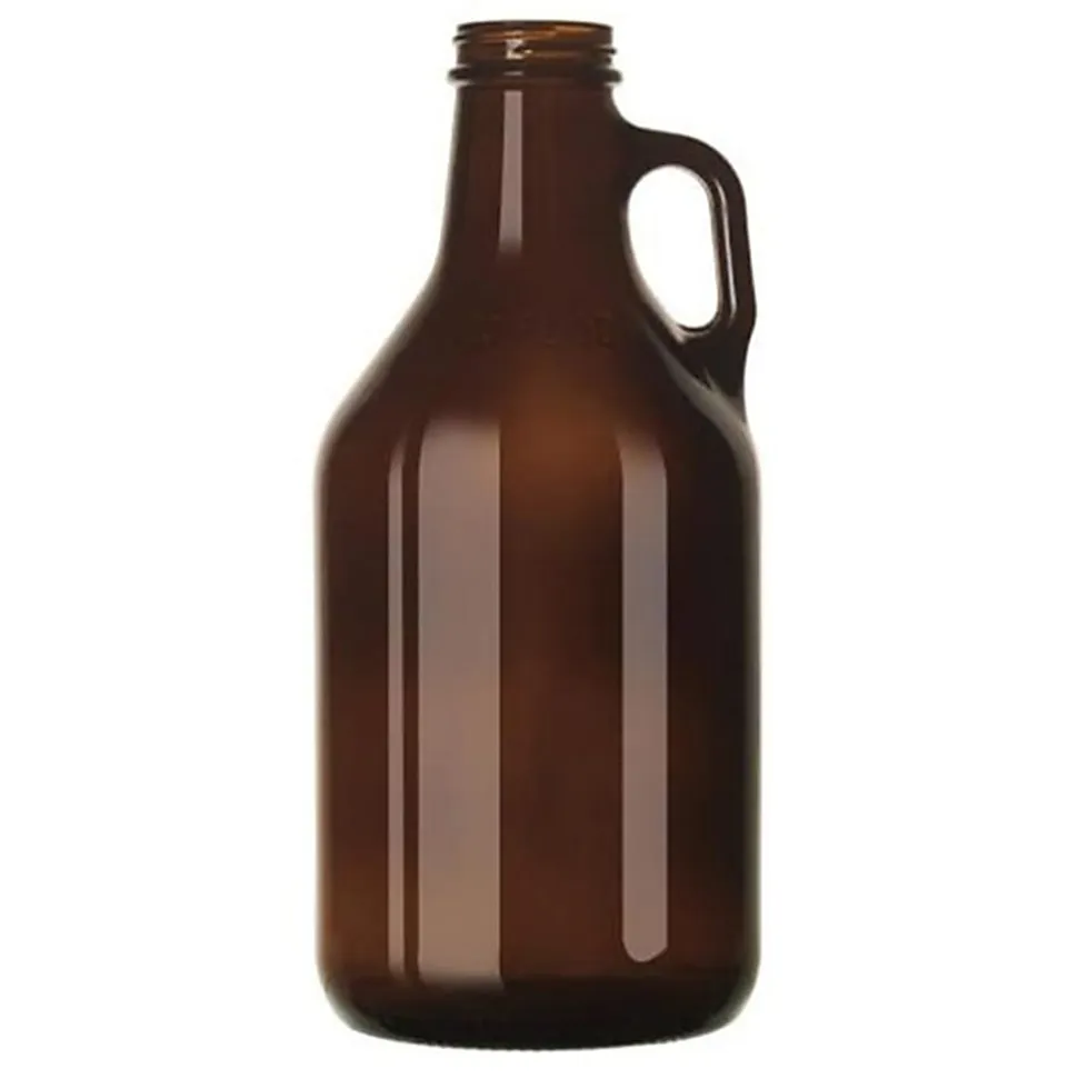 Libbey Glassware Growler, 32 Oz, Amber