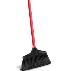 Libman Commercial Steel Lobby Brooms, 10", Set Of 6 Brooms