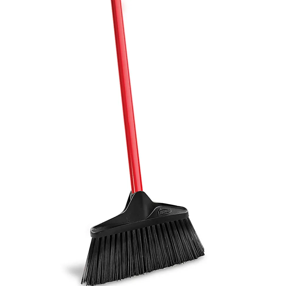 Libman Commercial Steel Lobby Brooms, 10", Set Of 6 Brooms