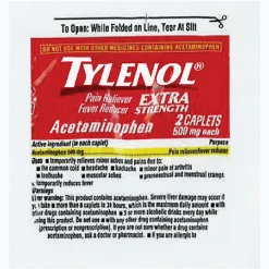 Lil' Drugstore® Single-dose Tylenol Extra Strength Capsules, Refill Box Of 30