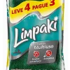 Limpaki Synthetic Sponges, 9-1/2” x 13/16”, Green, Pack Of 4 Sponges
