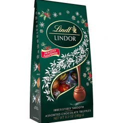 Lindt Holiday LINDOR Truffle Assortment Bag, 8.5 Oz
